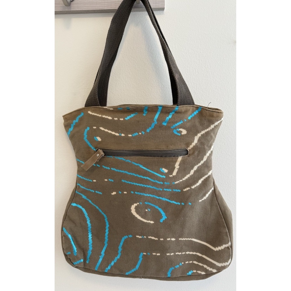Vintage Custo Barcelona Art Tote Bag Y2K 90's Graphic Canvas Illustrated Woman - Picture 5 of 10